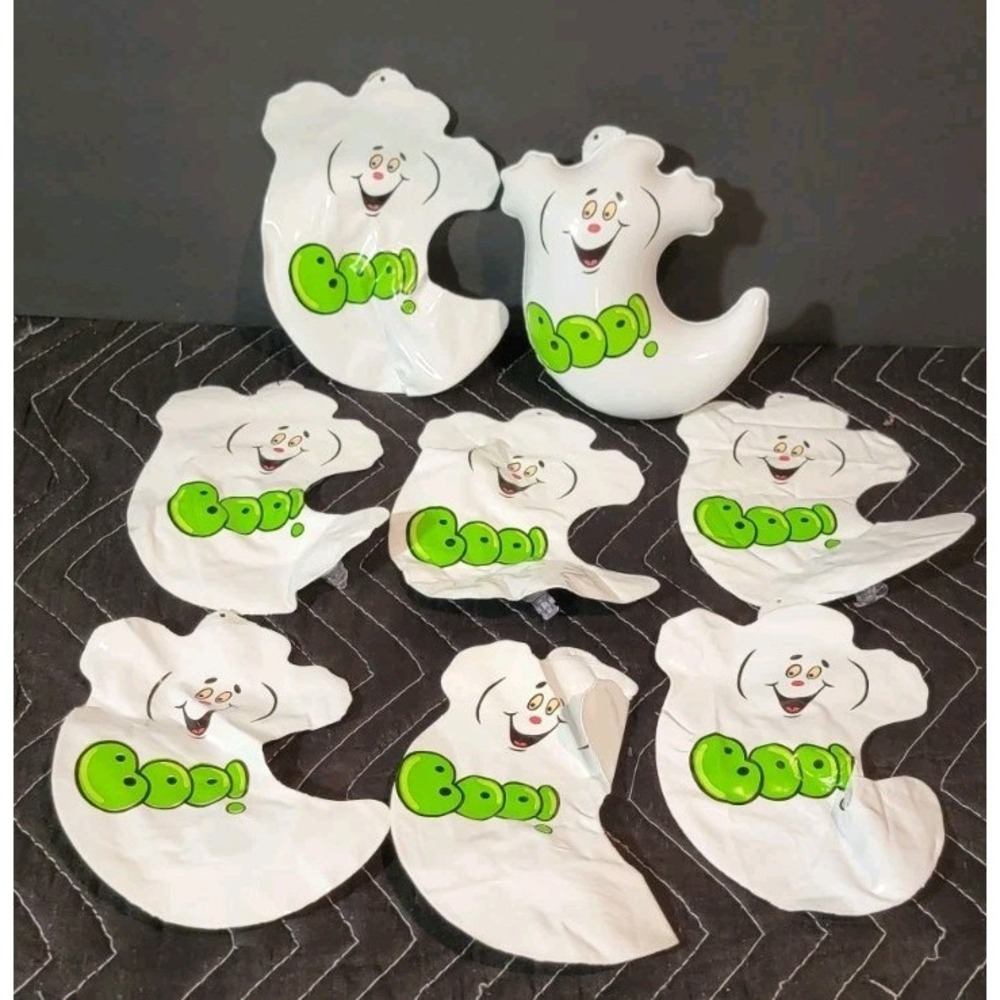 Halloween Inflatable‎ Hanging Ghosts 8 Pack Totally Ghoul 7.5" New Blow Up